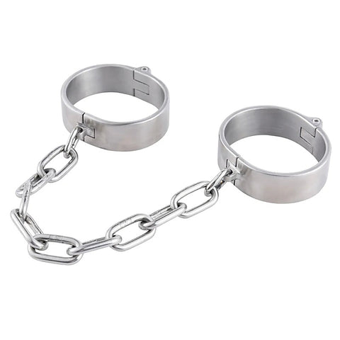 Stainless Steel Restraint Cuffs by BDStyle - Steel Sex Toys