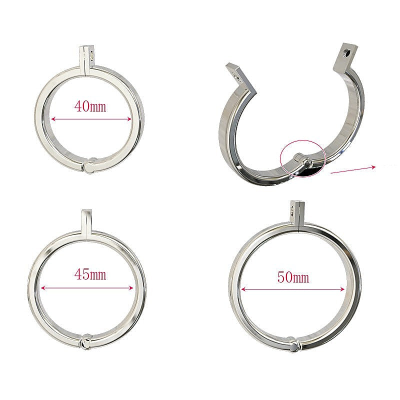 Victorian-Inspired Stainless Steel Chastity Cage by BDStyle - Male Chastity