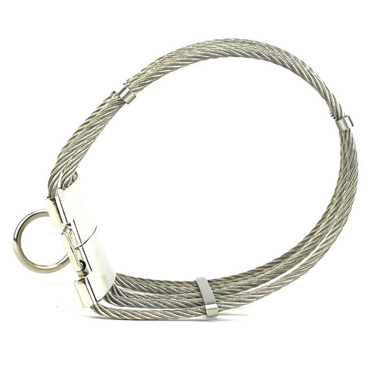 BDStyle Stainless Steel Unisex Slave Collar - Elevate Intimate Experiences - Steel Sex Toys