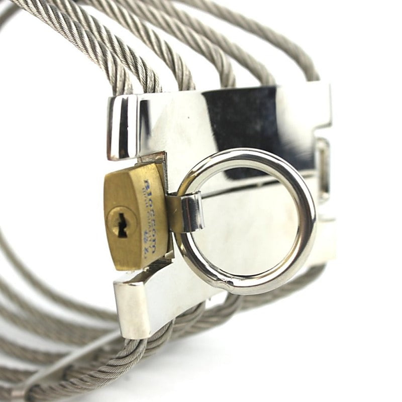 Stainless Steel Unisex Slave Collar by BDStyle - Steel Sex Toys