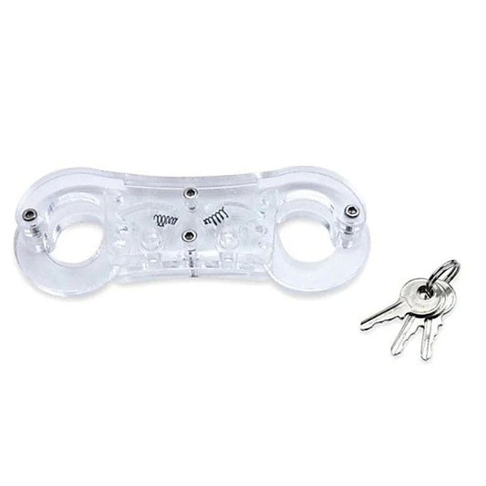Acrylic BDSM Finger Cuffs - Ratchet Clasp for Customized Fit - Cuffs and Restraints