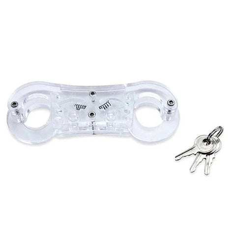 Acrylic BDSM Finger Cuffs - Ratchet Clasp by BDStyle - Cuffs and Restraints