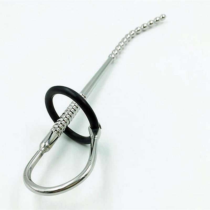 BDStyle Long Penis Plug with Glans Ring - Penis Plugs