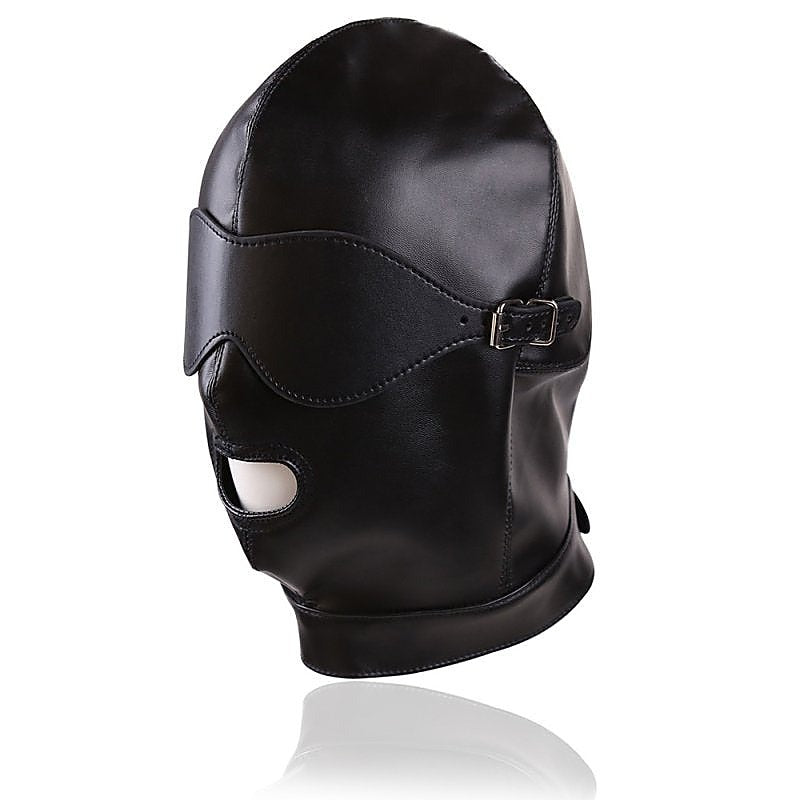 BDSM Play Full Mask Eyes & Mouth Detachable by BDStyle - Blindfolds And Masks