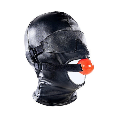 Bondage Hood With Blindfold And Mouth Gag by BDStyle - Bondage Hoods