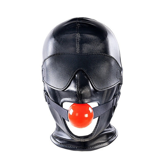 Bondage Hood With Blindfold And Mouth Gag by BDStyle - Bondage Hoods