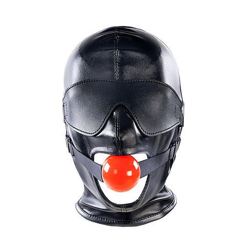 Bondage Hood With Blindfold And Mouth Gag by BDStyle - Bondage Hoods