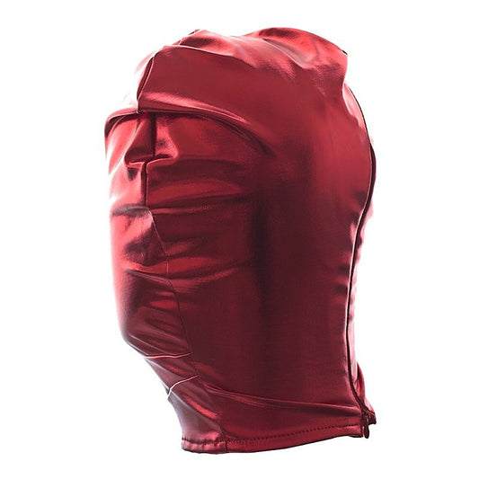 BDStyle Patent Leather Full Head Bondage Hood