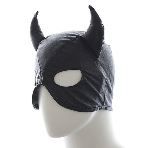 Ox Horn Face Extreme Restraint Bondage Hood by BDStyle - Masks And Blindfolds