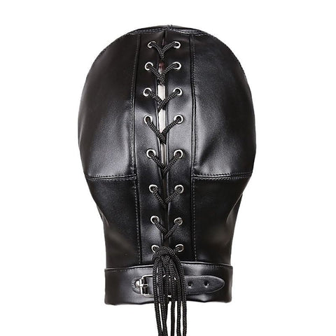 Mouth And Eye Open With Nostril Hole Bondage Hood by BDStyle - Bondage Hoods
