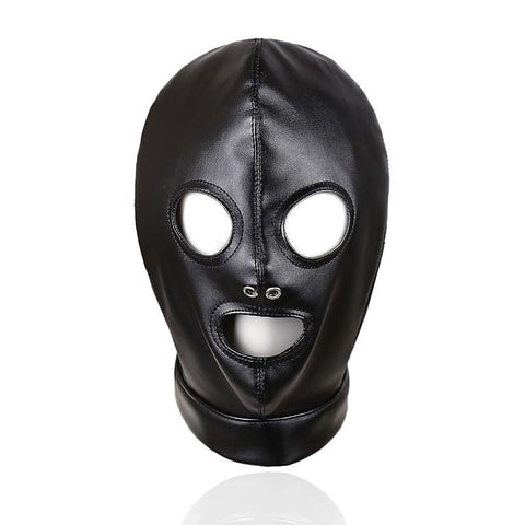 Mouth And Eye Open With Nostril Hole Bondage Hood by BDStyle - Bondage Hoods