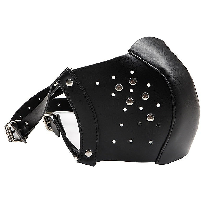 Premium Punk Face Mask With Hole by BDStyle - Bondage Hoods