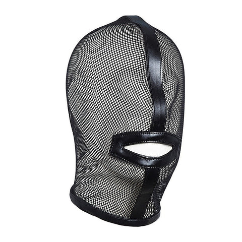Premium Mesh Bondage Play Hood by BDStyle - Bondage Hoods