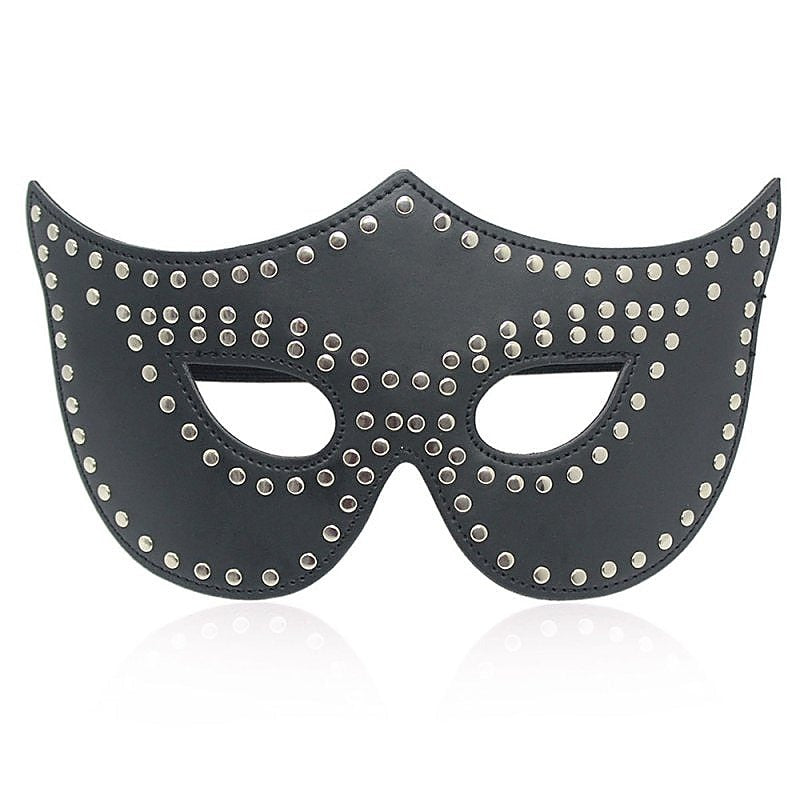 Premium Eye Mask with Rivets Detail by BDStyle - Blindfolds And Masks