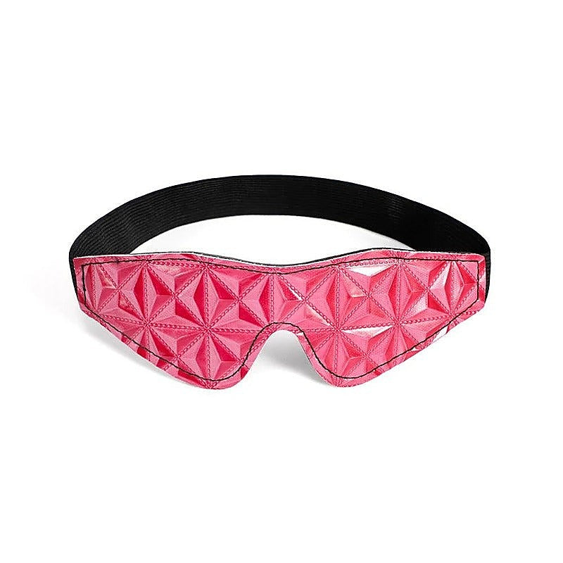 Diamond Patterned Sinful Blindfold by BDStyle - Blindfolds And Masks