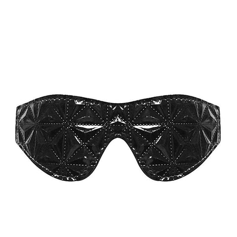 Diamond Patterned Sinful Blindfold by BDStyle - Blindfolds And Masks