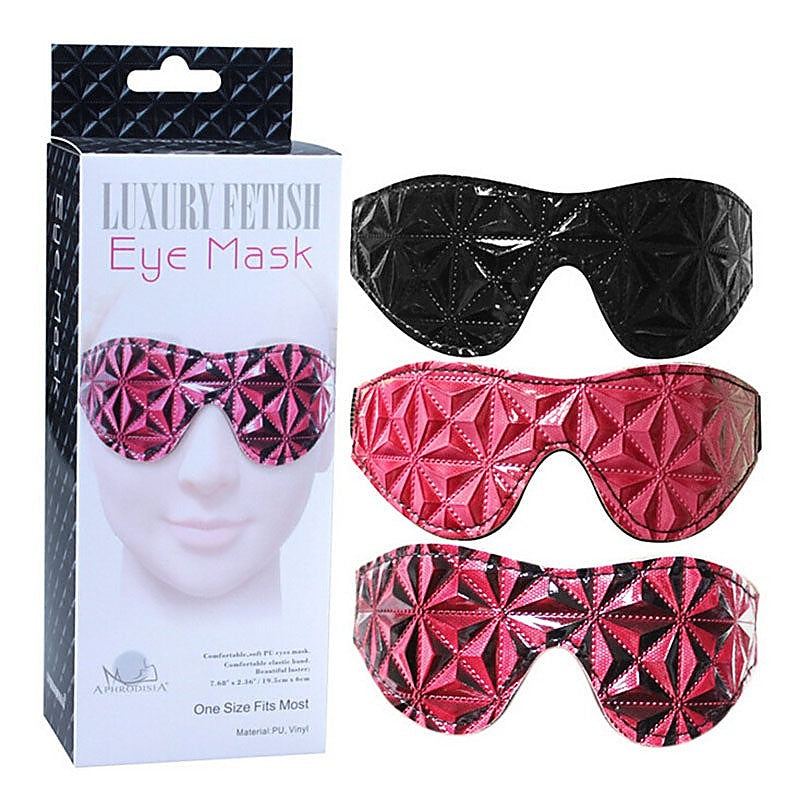 Diamond Patterned Sinful Blindfold by BDStyle - Blindfolds And Masks
