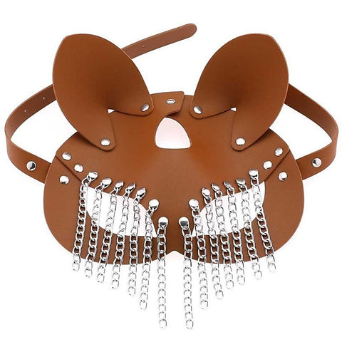 Masquerade Fetish Play Chain Mask by BDStyle - Blindfolds And Masks