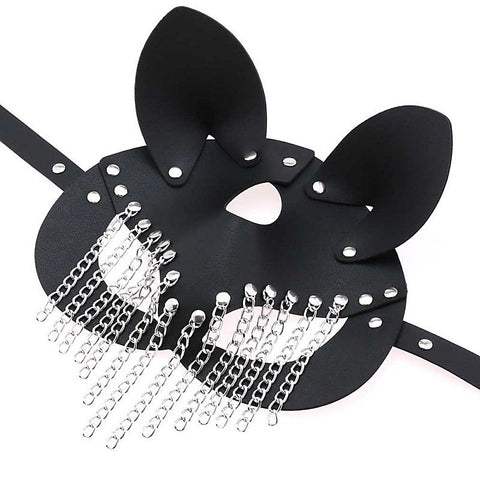 Masquerade Fetish Play Chain Mask by BDStyle - Blindfolds And Masks