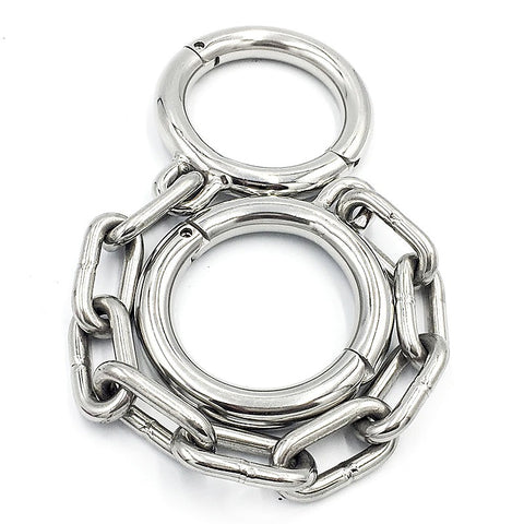 Heavy Duty Metal Wrist Cuffs by BDStyle - Cuffs And Restraints