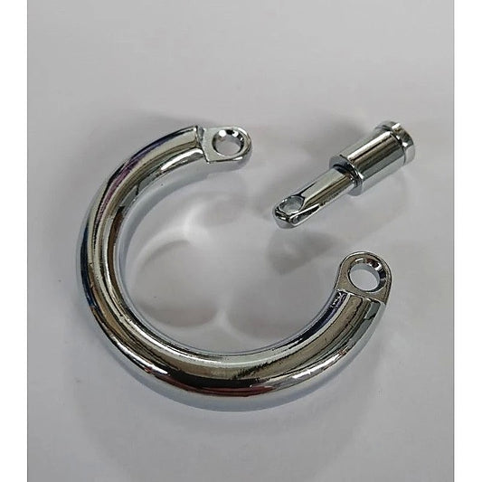 Steel Chastity Device Testical Ring - Male Chastity