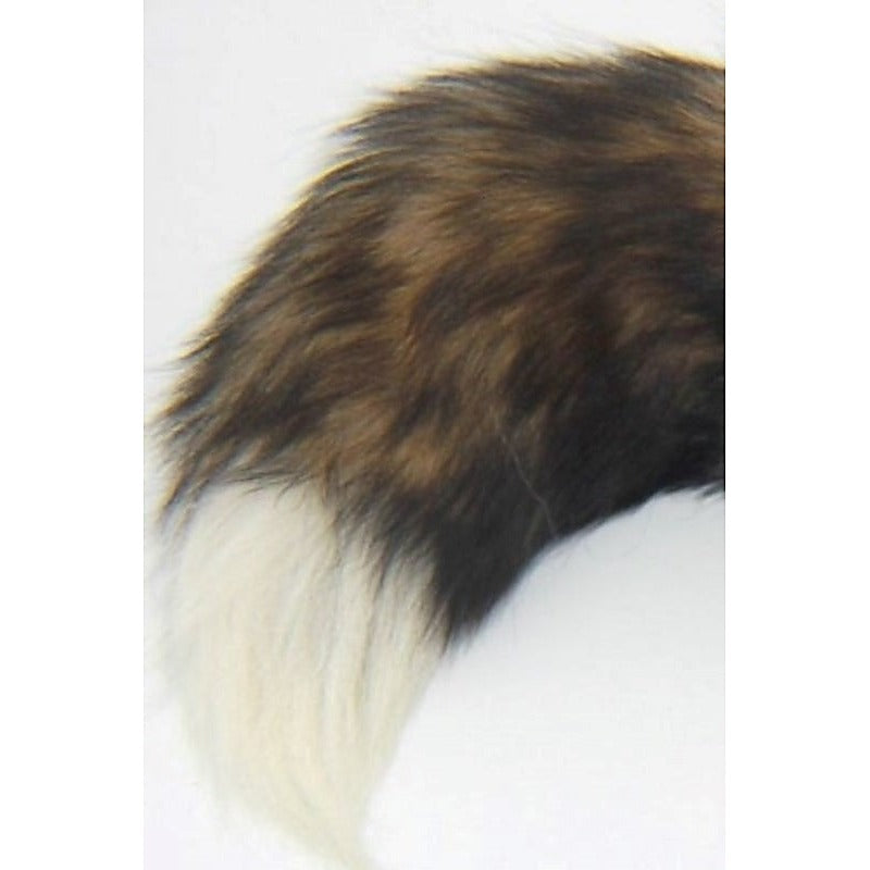 Long Fox Tail Steel Butt Plug Gold - Steel Sex Toys