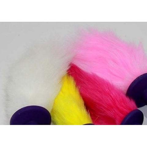 Rabbit Tail Silicone Butt Plug Large by BDStyle - Fancy Dress Ups