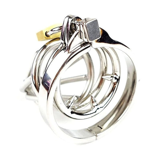 Cock Cage with Catheter Tube - Male Chastity