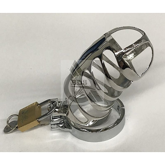 The Protector Ribbed Chastity Device - Male Chastity