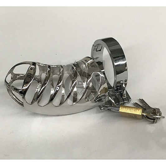 The Protector Ribbed Chastity Device - Male Chastity