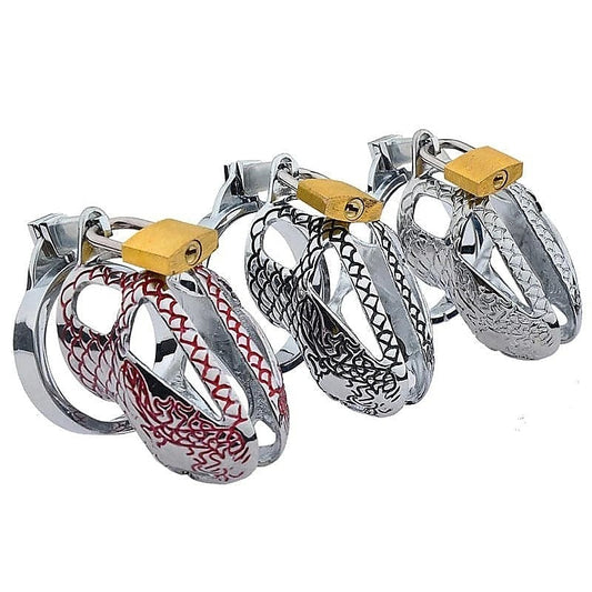 Bird Lock Chastity Cage Red - Male Chastity