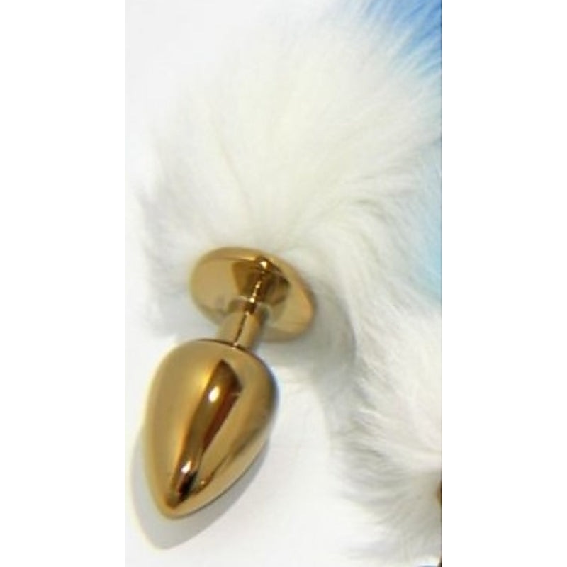 Luxurious chrome-plated gold plug for a touch of opulence. - Butt Plugs