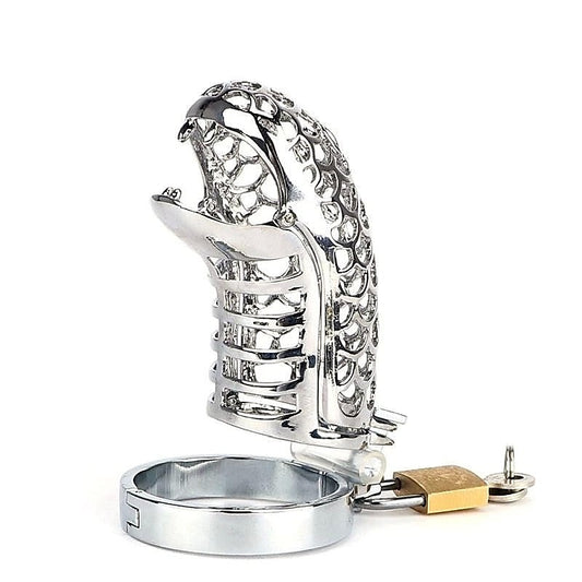 Snake Open Mouth Chastity Device - Male Chastity