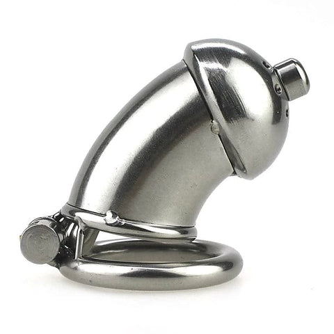 Built-in Lock Chastity Cage With Penis Plug - Male Chastity