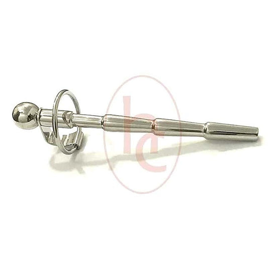 Fortified Hollow Penis Plug With Cum Stopper - Penis Plugs