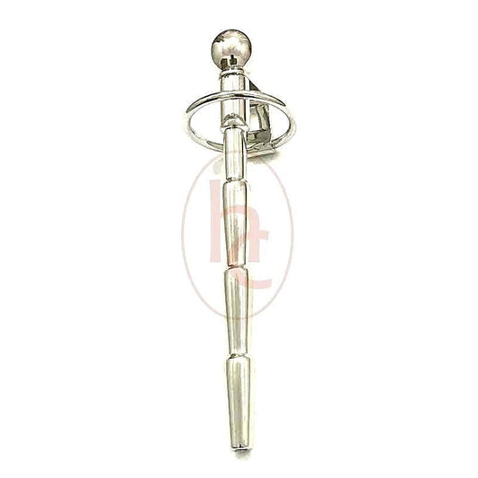Fortified Hollow Penis Plug With Cum Stopper - Penis Plugs
