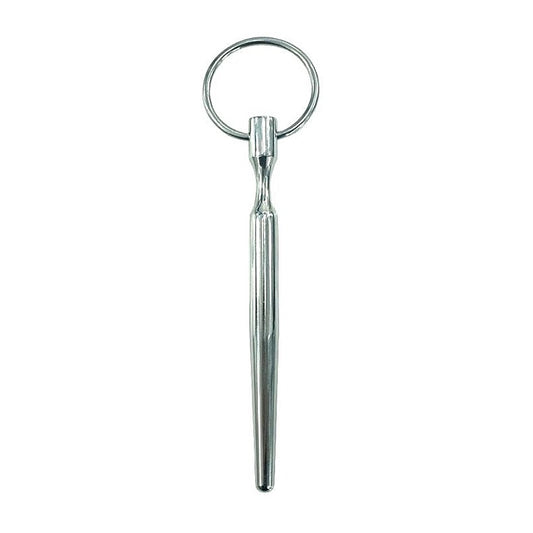 Urethral Stretching Solid Penis Plug With Glans Ring - Penis Plugs