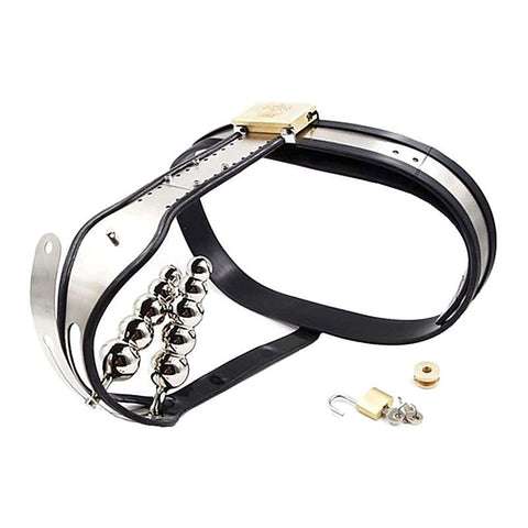 Dual Plug Female Chastity Belt - Male Chastity