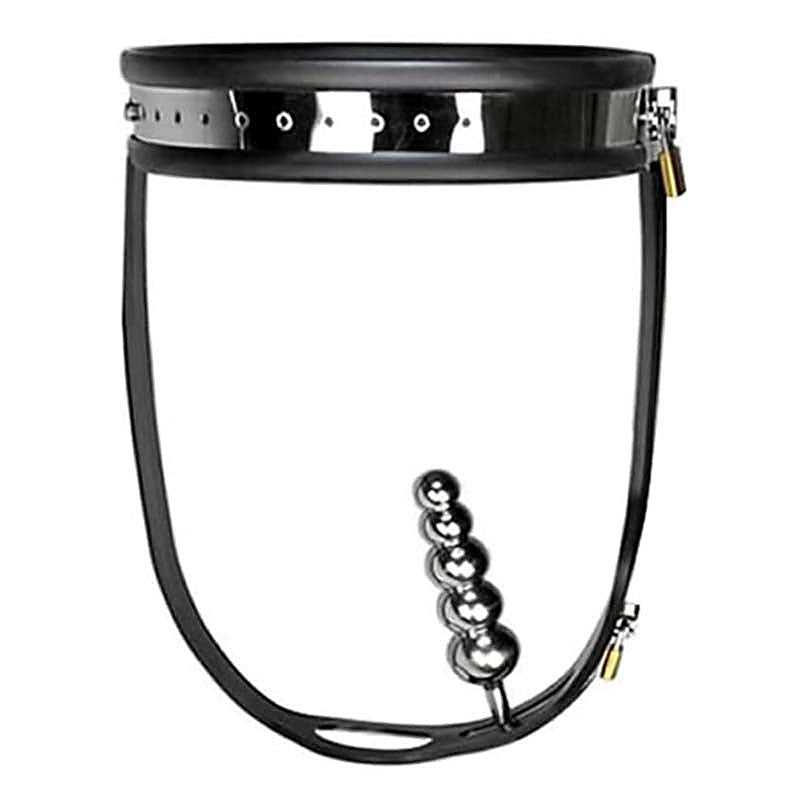 Steel Female Chastity Belt With Plug by BDStyle - Male Chastity