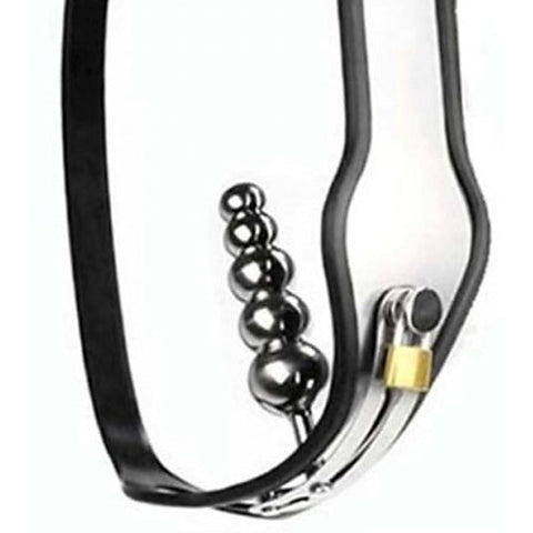 Steel Female Chastity Belt With Plug by BDStyle - Male Chastity