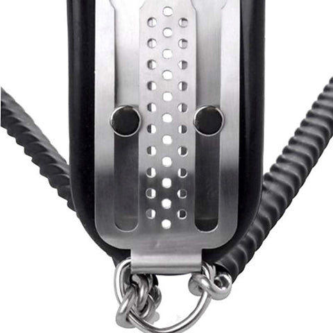 Locking Steel Female Chastity Belt - Steel Sex Toys