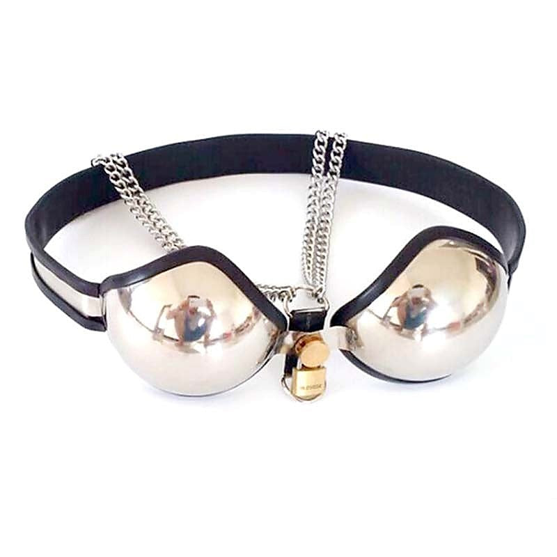 Stainless Steel Bra by BDStyle - Steel Sex Toys