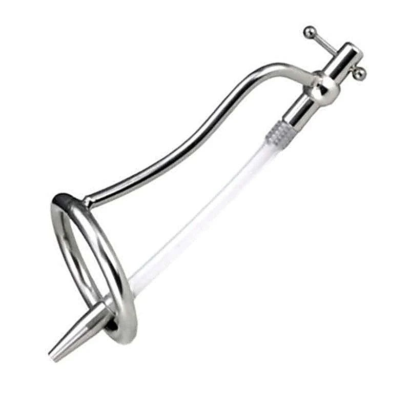 Stainless Steel Chastity Bar by BDStyle - Male Chastity