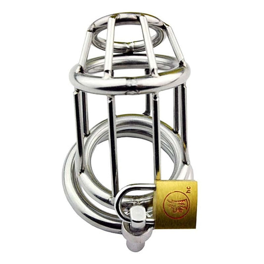 Penal Colony Locking Cock Cage - Male Chastity