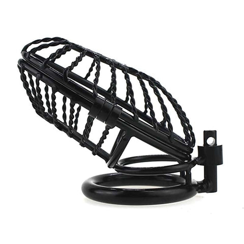 Twisted Side Entry Chastity Device by BDStyle - Male Chastity