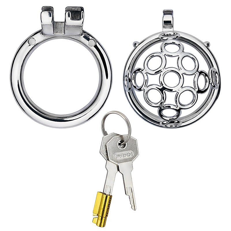 Points of Intrigue Locking Penis Chastity by BDStyle - Male Chastity