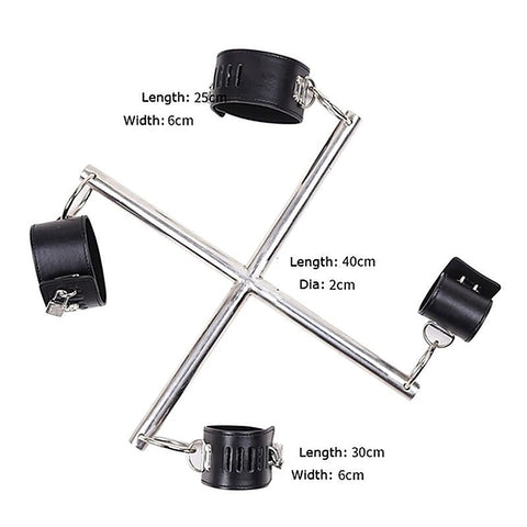 Premium 4 Way Bondage Restraint by BDStyle - Spreaders and Hangers