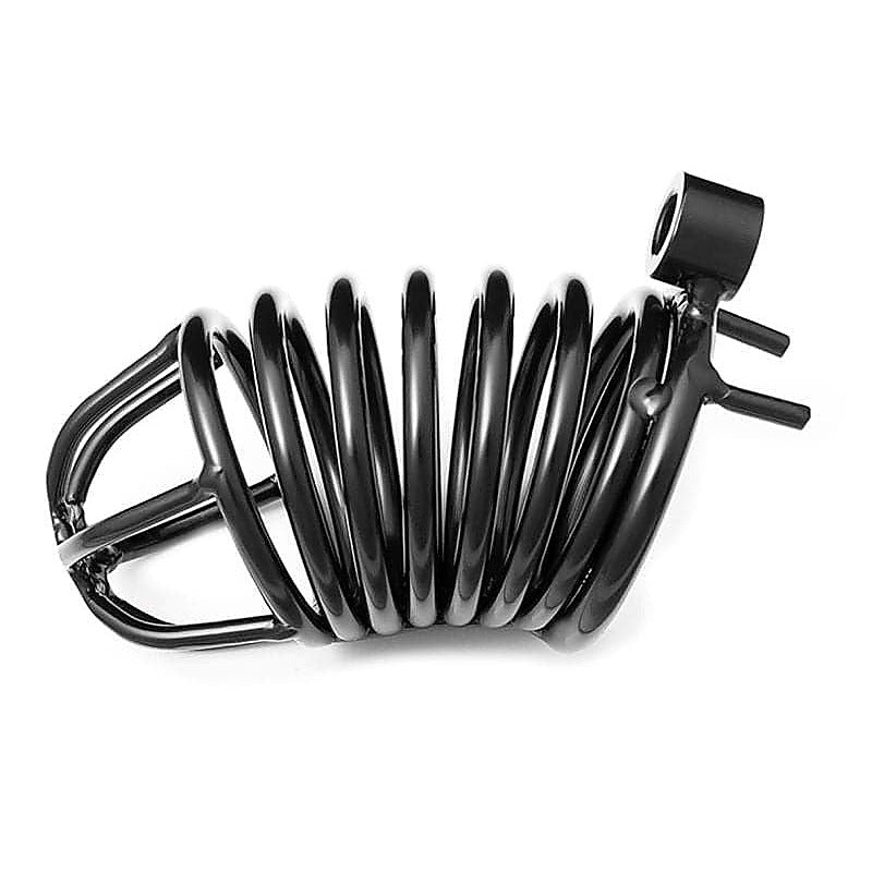 Jail House Cock Cage Black by BDStyle - Male Chastity