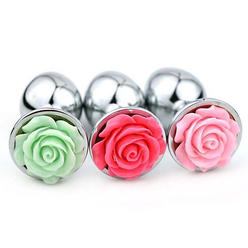 Flower Steel Butt Plug Small by BDStyle - Steel Sex Toys