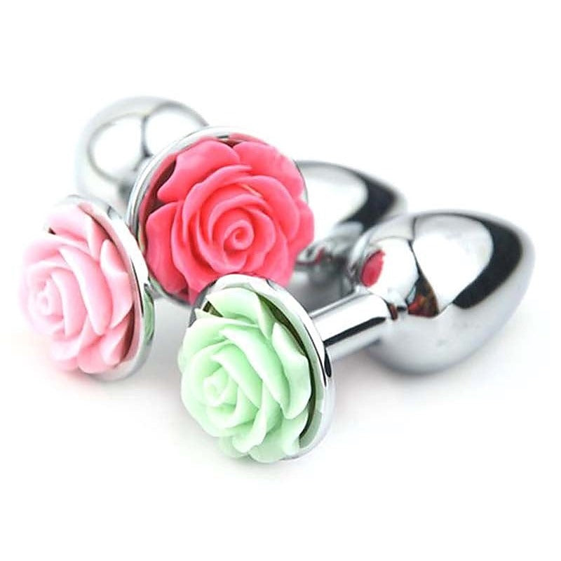 Flower Steel Butt Plug Small by BDStyle - Steel Sex Toys